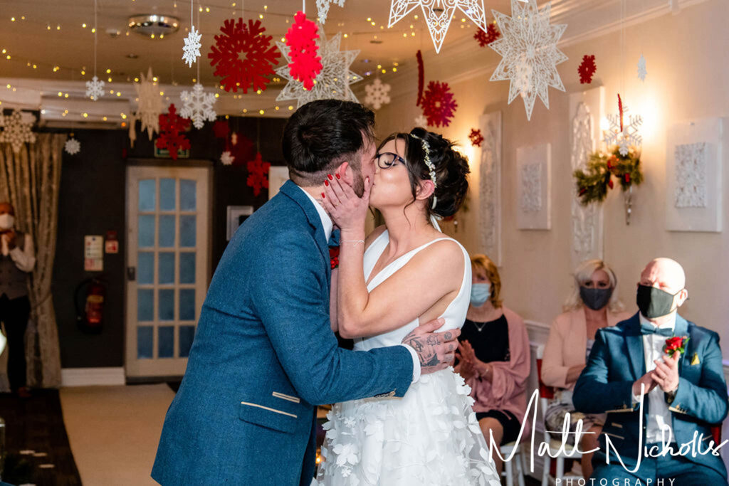 First kiss at Dimple Well Lodge Wakefield