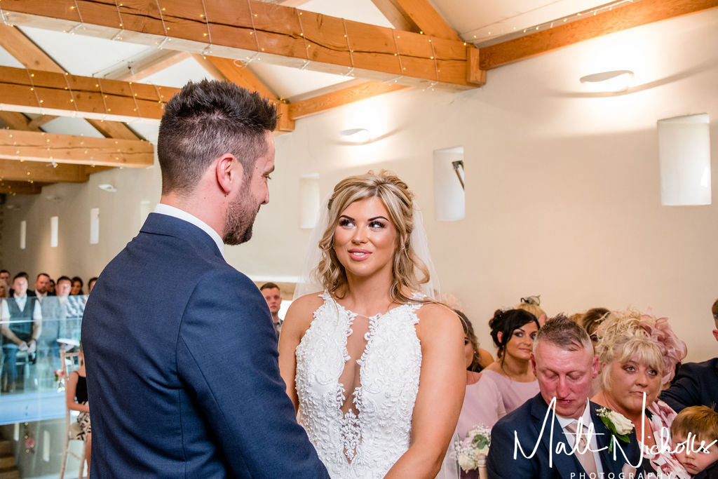 Ceremony at Priory Cottages Wedding