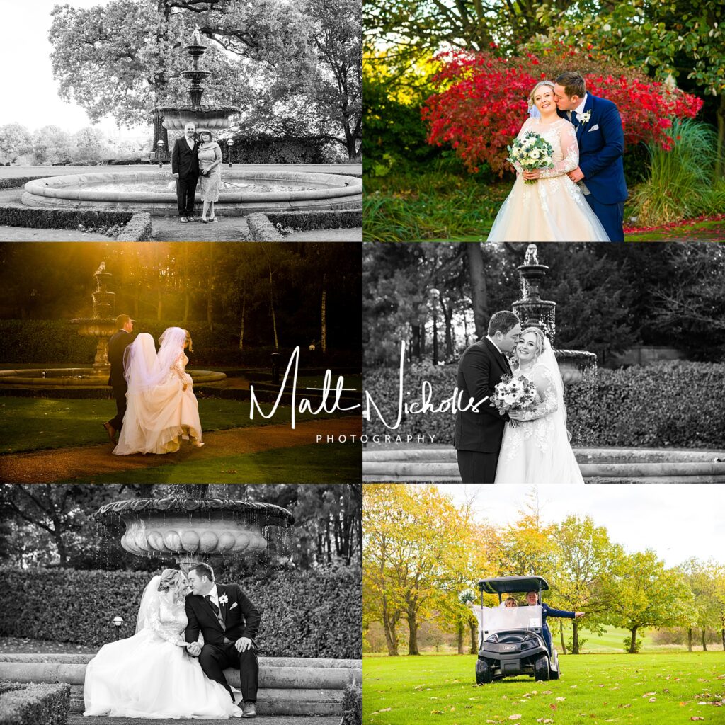 Bride and Groom Photos at Oulton Hall Wedding Hotel
