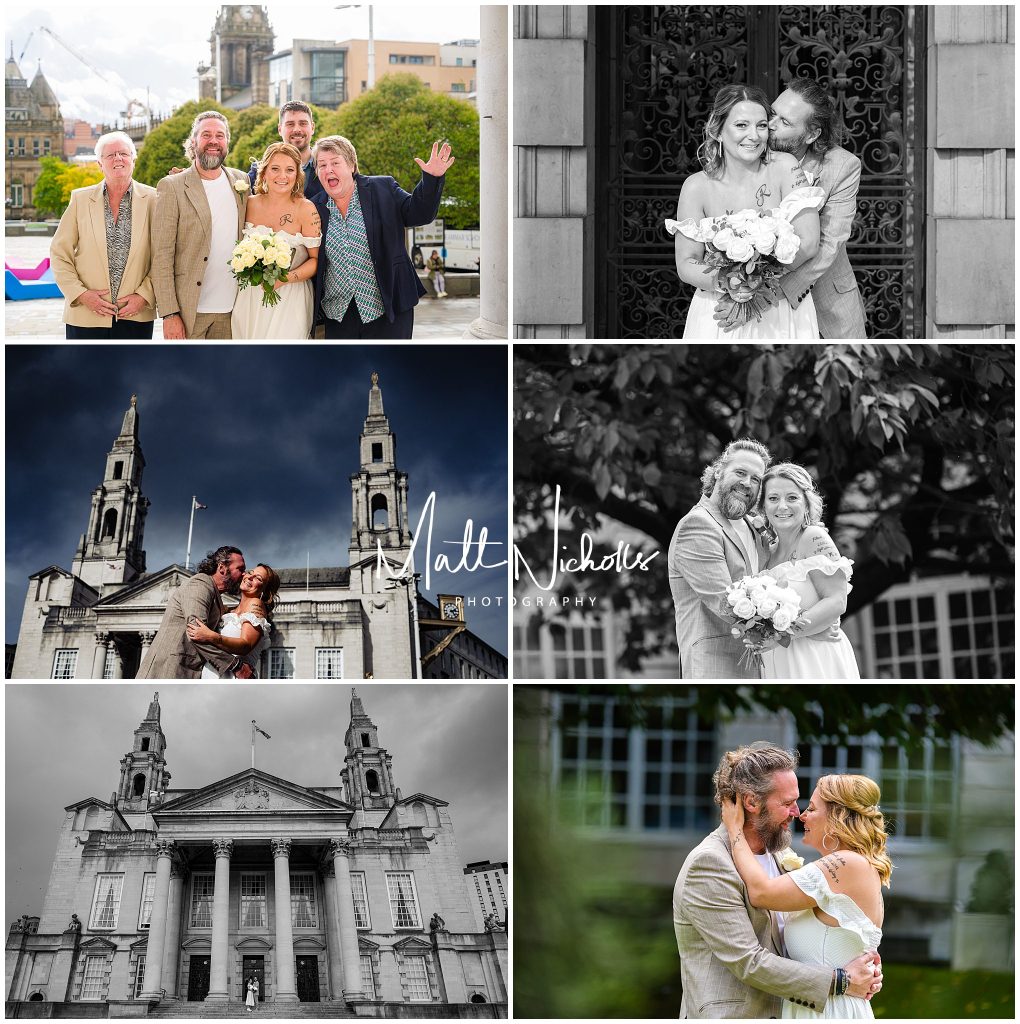 Cheap photographer for wedding at Leeds Town Hall