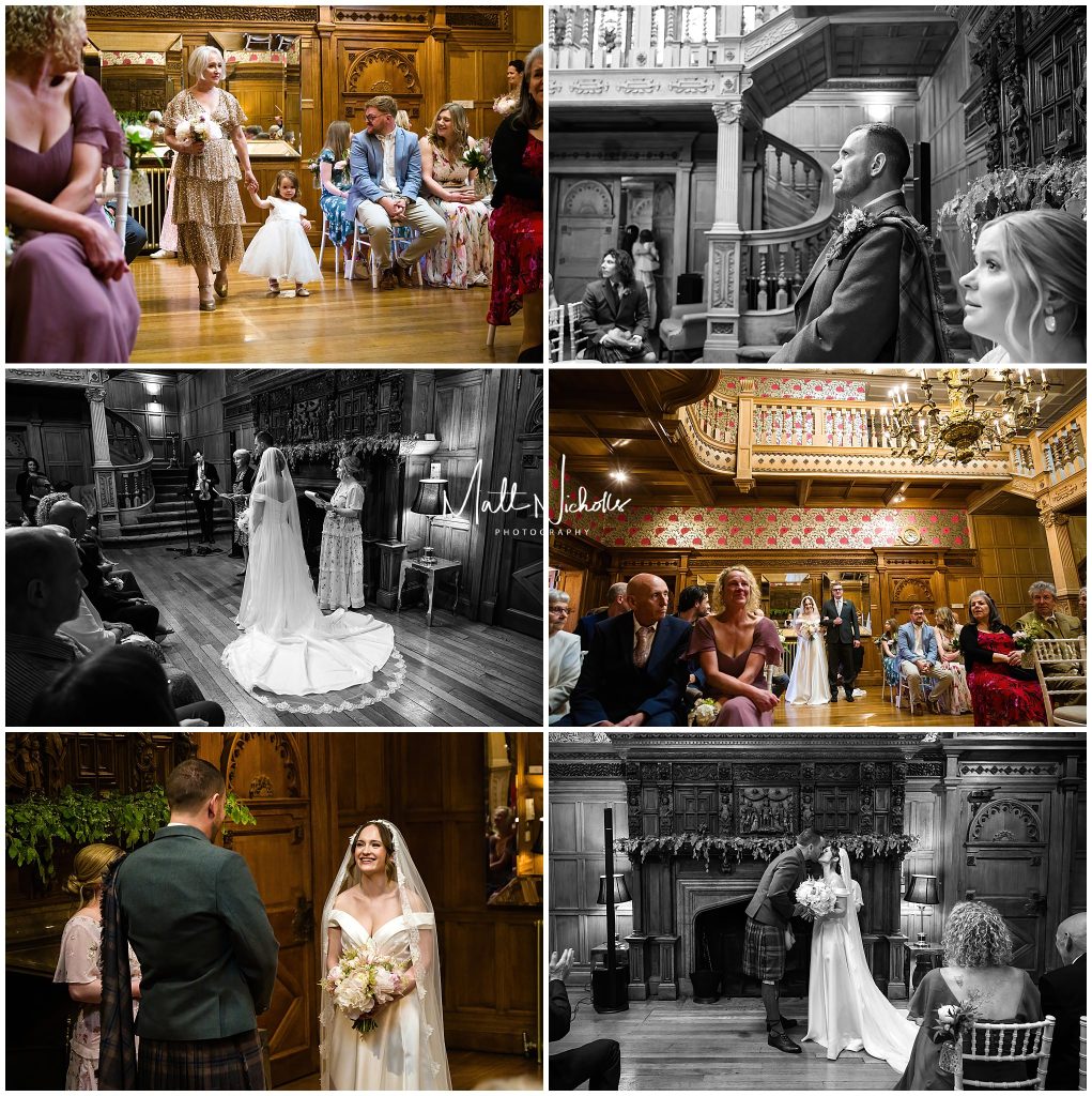 Wedding Ceremony at Thornbridge Hall wedding venue