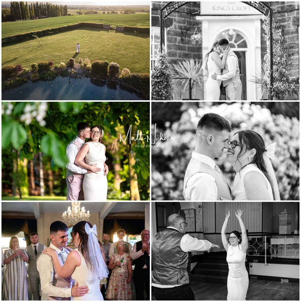Wedding photographs at Kings Croft Hotel Pontefract