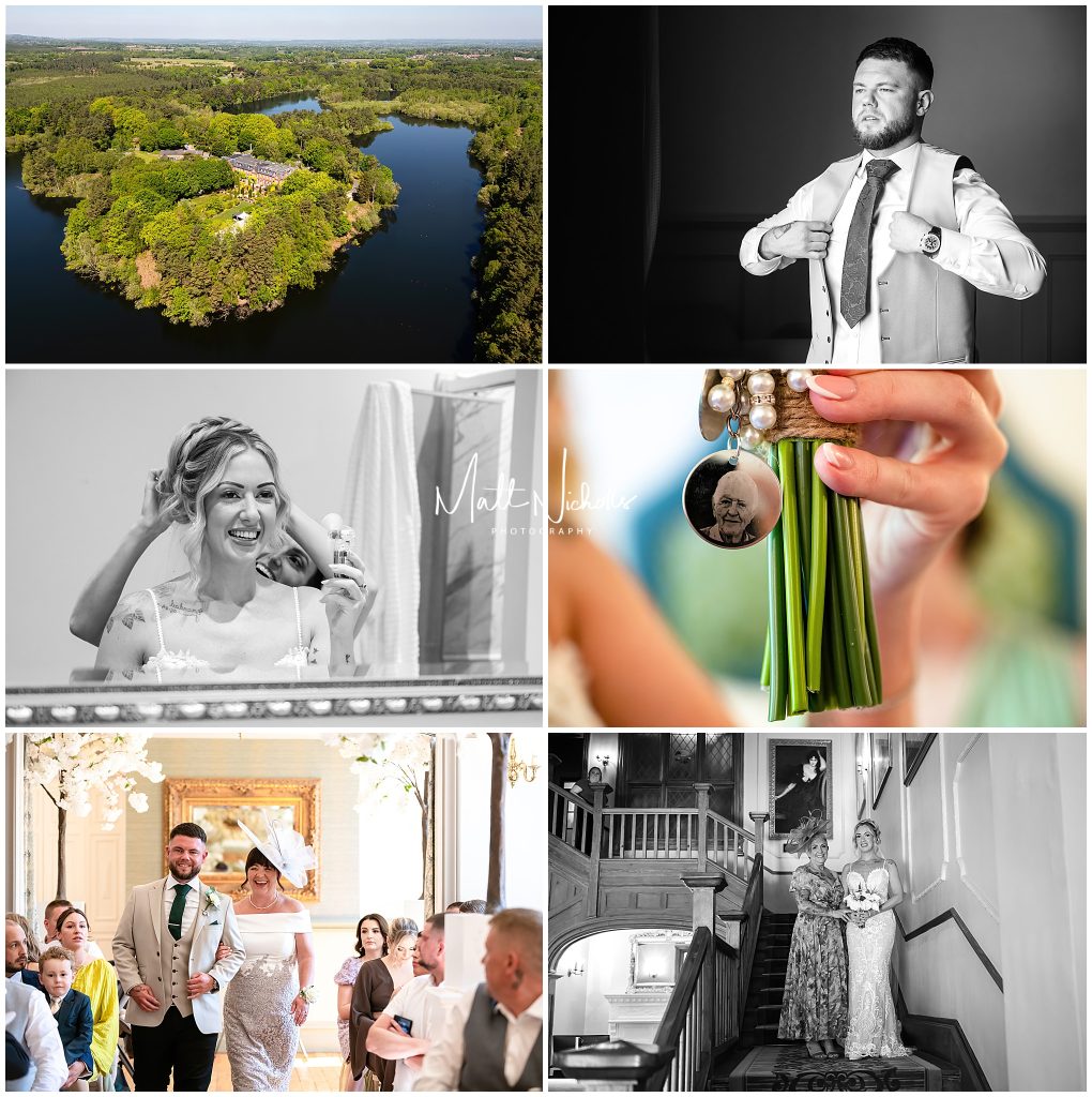 Bride and Groom preparation at Nunsmere Hall Wedding Venue in Cheshire