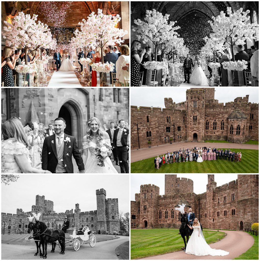 Wedding Photographs at Peckforton Castle in Cheshire