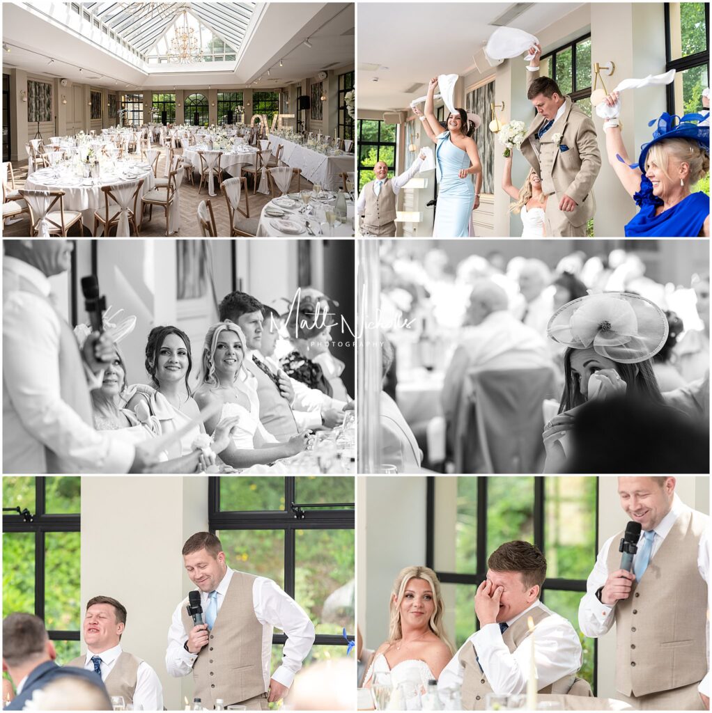 Wedding Speeches at Woodlands Hotel in Leeds
